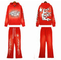 RED HS 2 PIECE JOGGING SUIT