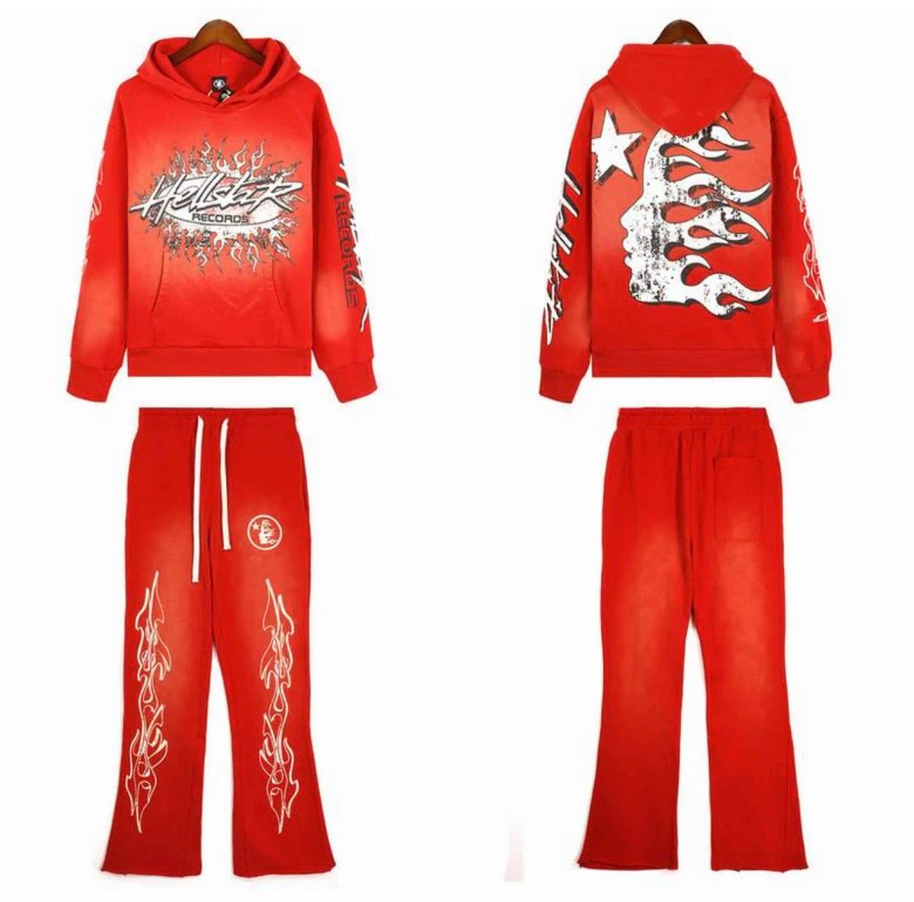RED HS 2 PIECE JOGGING SUIT