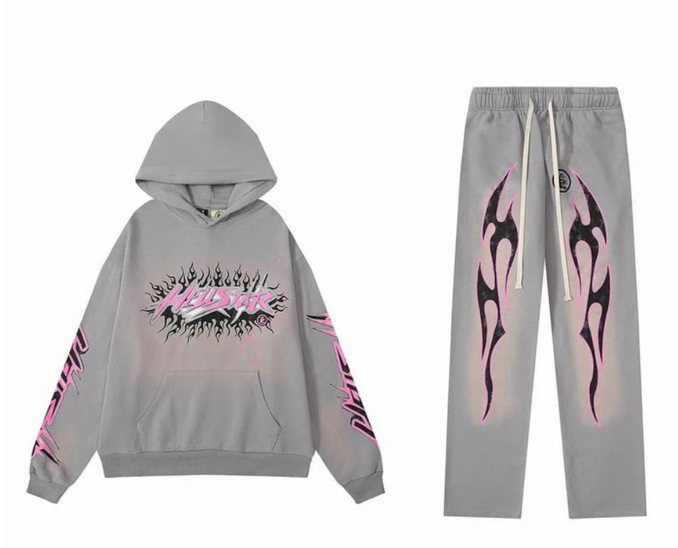 GREY&PINK HS 2 PIECE SET