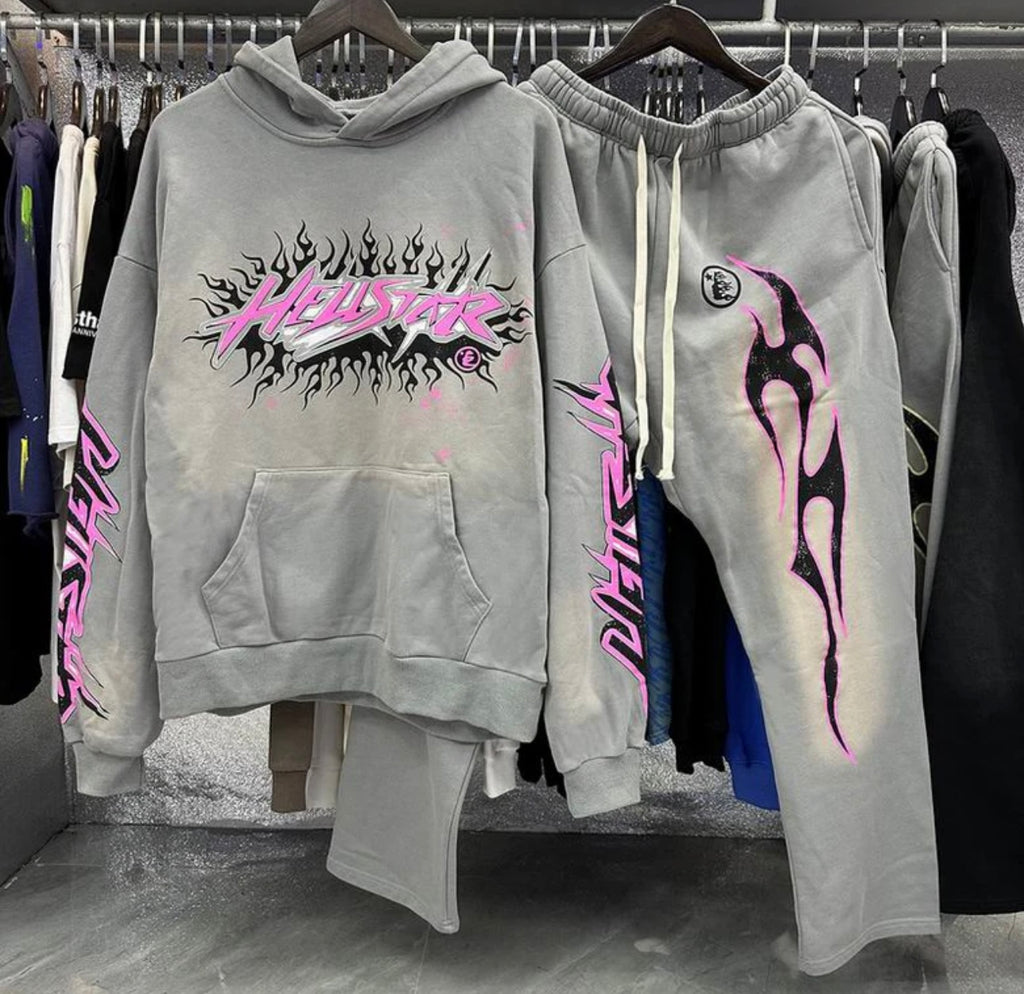 GREY&PINK HS 2 PIECE SET