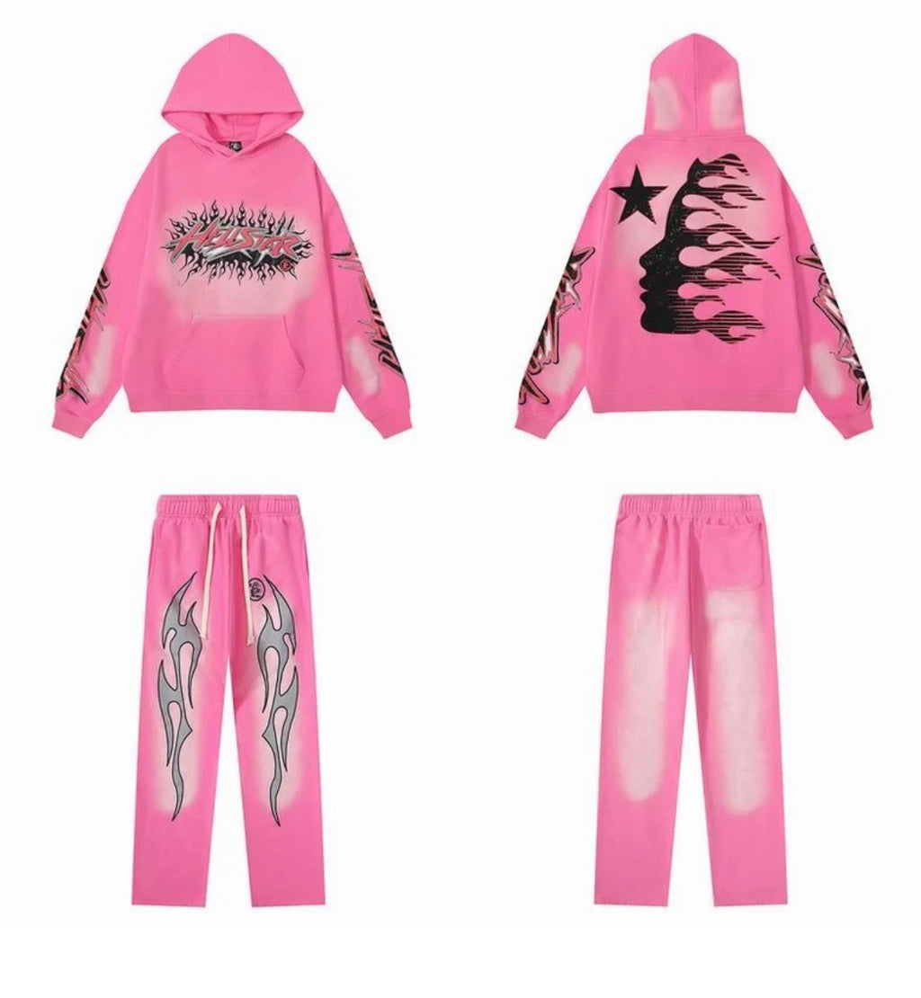 PINK HS 2 PIECE JOGGING SUIT