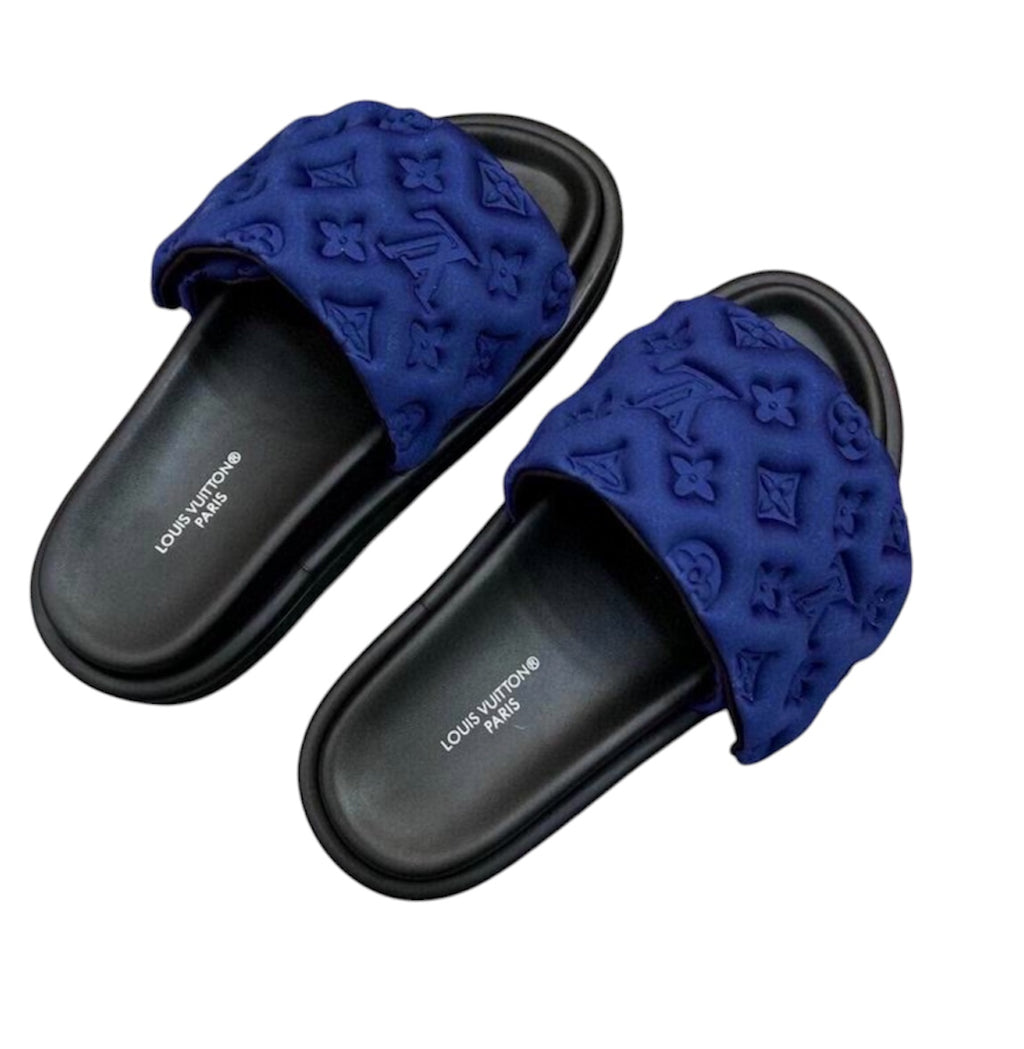 LV PUFF SLIDES